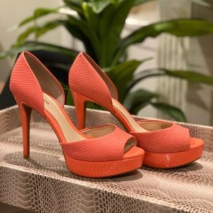 Gianni Bini Orange Heels in size 8.5